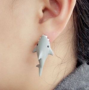 Shark bite earrings!